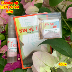 Combo Xịt LỚn Và Sìn Sú Bột 0