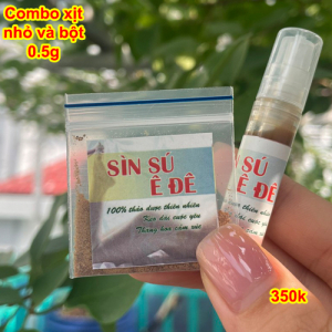Combo Xịt Nhỏ Và Sìn Sú Bột 0.5g