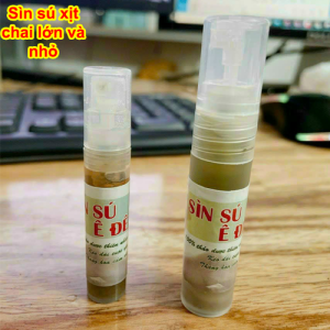 Sìn Sú Xịt Chai Lớn Và Chai Nhỏ